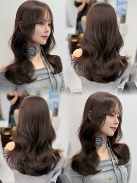 ハピネス 梅田茶屋町店(HAPPINESS) 韓国風/レイヤーカット/顔周り/顔まわり/髪質改善/ベージュ