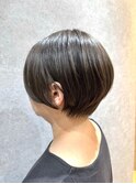 すっきりショート/ショートヘア/インディゴアッシュカラー