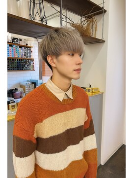 コポル(Copol) メンズハイトーンショート×ミルクティーベージュ