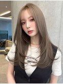 韓国レイヤーカット顔周り/髪質改善/焼津駅/ロングレイヤー