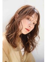 ヘアーパレス フタバ(Hair palace FUTABA)&nbsp;ゆるふわミディアム/ミディアムレイヤー/ココアブラウン