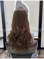 ロア 熊本(LOA)&nbsp;コテ巻き風ワンカールパーマ