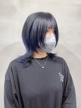 イロハ(IROHA) ブルーバイオレット×ブラック×ウルフ