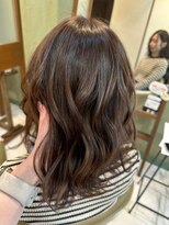 エプリ(epris) ナチュラルベージュブラウンくびれウェーブ