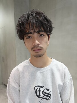 バイフィフス 原宿/表参道(by fifth) マッシュシャドウパーマスパイラルパーマ大人メンズヘア