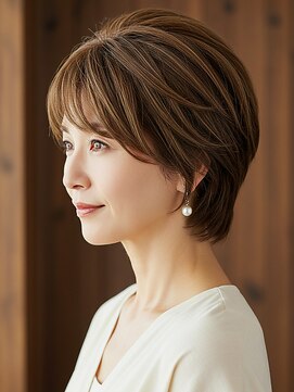 シーズンズセントリック 吉祥寺(SEASONS Centric) 【SEASONS Centric吉祥寺＊武村】白髪ぼかし/大人ショート