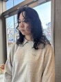 ペスカ 長町南店(pesca) セミロングのしっかりウェーブ良いムードがでてお洒落感アップ
