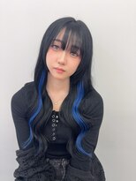 ロサ ファイブヘアー(Rosa..5Hair)&nbsp;黒髪×ブルーインナー