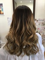 カナオア ヘアーデザイン(kanaoa hair design)&nbsp;グレー系ハイトーングラデーション