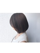 アン ヘア デザイン(un hair design) 【　un  】ボブ×ウェット×マットベージュ