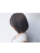 アン ヘア デザイン(un hair design)&nbsp;【　un  】ボブ×ウェット×マットベージュ