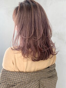 アルバム 銀座(ALBUM GINZA) ラベンダーレイヤー_アッシュブラウンネオウルフ_ba275792