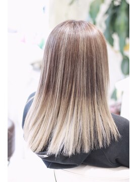 エフエフヘアー(ff hair) back style☆3Dハイライトカラーvol.376