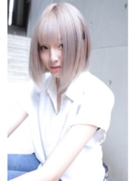 ディア(.eer) 前下がりボブ☆トリプルカラー/ダブルカラー/ケアブリーチ/夏