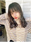 仙台レイヤーカットハイライト顔周り髪質改善前髪カット前髪韓国