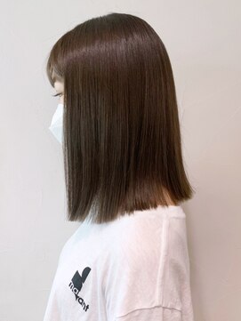 アイティー バイ アルバム 中野店(IT by ALBUM) オリーブベージュ_くびれヘアビタミンカラー_ba341571