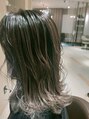 アース 青森浜田店(HAIR&MAKE EARTH)&nbsp;コントラストハイライト☆　施術3時間弱。ブリーチアリ