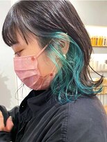 イコール 船橋(equal)&nbsp;ワイドバング×インナーターコイズ/デザインカラー[船橋]
