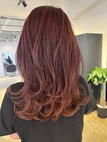 メリー オオサカ(Merly Osaka)&nbsp;Cute！レイヤー×チェリーレッドカラー_orange brown red_