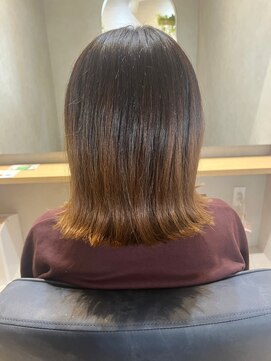 ネウィ 大分中央町店(newi) くびれ外ハネ/切りっぱなしボブ