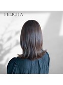 【FELICITA】外はね×切りっぱなし×オフィスカジュアル
