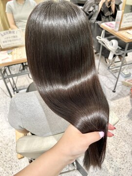 ゼストララ(ZEST Lara) 髪質改善×透明感オリーブベージュカラー【吉祥寺】