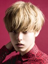 オーシャントーキョー ホワイト 原宿(OCEAN TOKYO WHITE)&nbsp;メンズハイトーンブロンドショートマッシュ　ダブルカラー