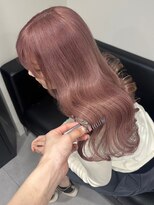 ベレーザ 渋谷(BELEZA)&nbsp;5838シルキーグレーベージュベビーピンク艶髪ハイトーンカラー