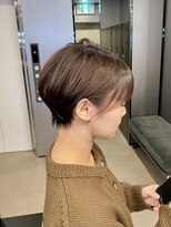 ハルキ ミナト ジャパン オオサカ(HARUKI MINATO japan OSAKA)&nbsp;40代50代小顔似合わせカットくびレイヤーエモージュ大人可愛い