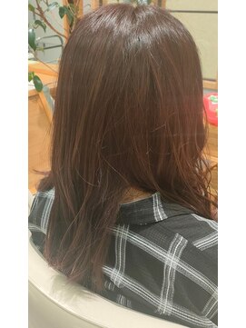 ファム 楽々園店(femme) ピンクブラウンカラー