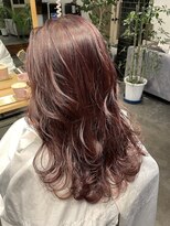 ムード マグ レーベル 南松本(MOOD Mag Label)&nbsp;20代30代40代大人可愛いハイライトブリーチピンクベージュ