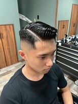 スタンドバーバー 柏(STAND BARBER)&nbsp;スペインカール／スパイキーショート/ブルーブラック/柏