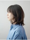 レイヤーカット/顔周りレイヤー/ミディアムレイヤー