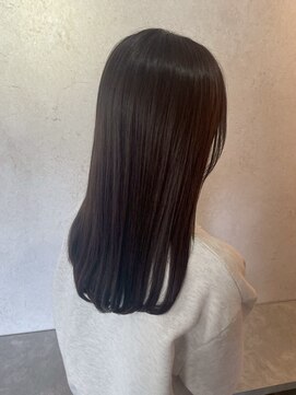 ビスクヘアデザイン(bisq hair design) 髪質改善カラー　艶カラー　ブラウンカラー　ミディアム