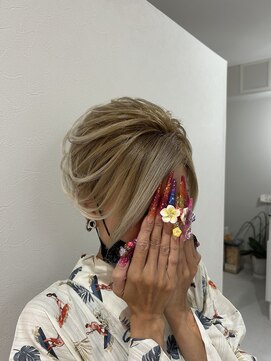 ヘアメイク アンク 筋盛り