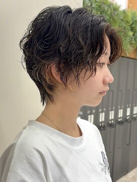 ビューシンサイバシ(VIEW SHINSAIBASHI) パーマ×ショートウルフ