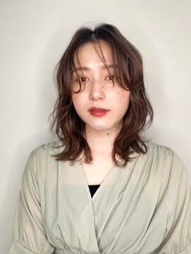 カバーヘア イヴ 戸頭店(COVER HAIR EVE) うざバング濡れ髪ニュアンスパーマこなれヘアp1戸頭20代30代40代