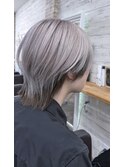 ☆CAPSULE☆アッシュベージュ　ブラックマッシュウルフ