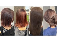 薬剤にこだわり艶髪へ
