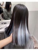 ベル 表参道Terrace(Belle)&nbsp;ケアブリーチを使用したデザインカラー　スタイリスト阿部ちあき