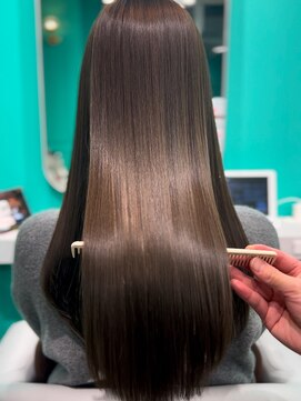 髪質改善　プレミアムケアカラー