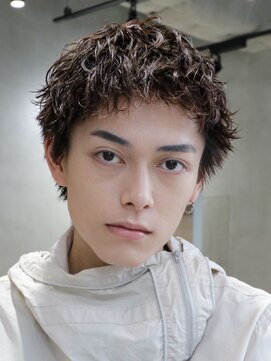 テン 心斎橋(tenn.) 心斎橋スパイキーショートアップバングツーブロック30代40代