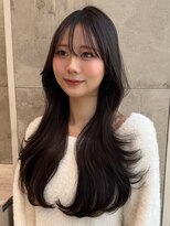 グランド(GRAND)&nbsp;ロングヘア30代40代くびれヘアレイヤー前髪なし前髪あり表参道