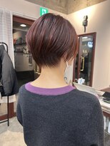 ルックアット(Look at)&nbsp;【Look at】レイヤーボブ似合わせカット着物ヘアダークアッシュ