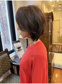 大人女性に人気ふんわりレイヤーショート