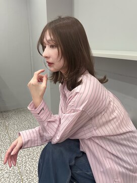 ボタン コロン 表参道 原宿(VOTAN COLON) フェミニンヘア/顔まわり/ミディアムヘア/表参道/当日可能/前髪