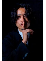 トリリオンヘアー by NoLimit 西梅田店 『メンズ梅田美容室』色気×センターパート