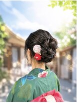 プリズム ヘアーデザイン みずほ台店&nbsp;浴衣　ヘアアレンジ