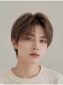 韓国ニュアンスセンターパート×毛流れヘア