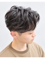 メンズ レオ 南森町店(men's LEO)&nbsp;フェザーパーマ×センターパート